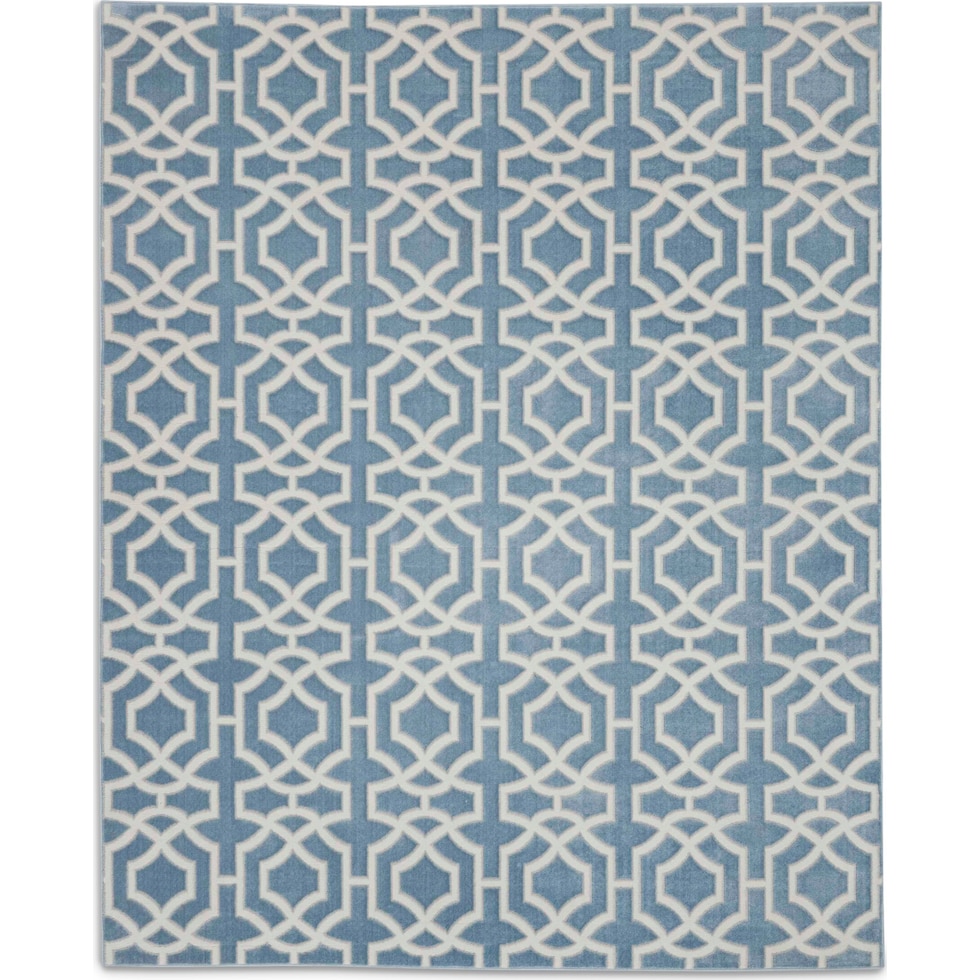 holly blue area rug  x    