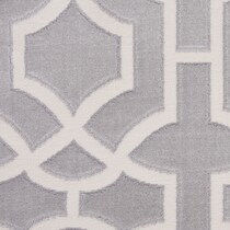 holly gray white area rug ' x '   