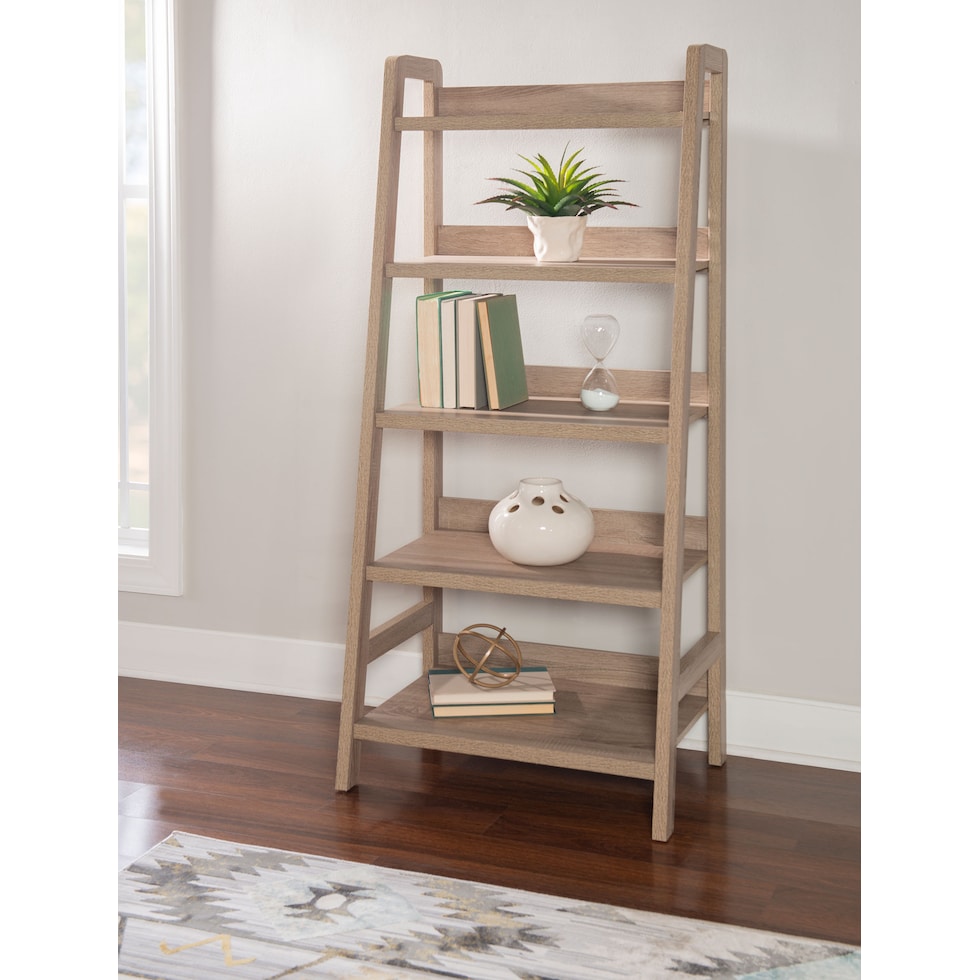 holt gray bookcase   