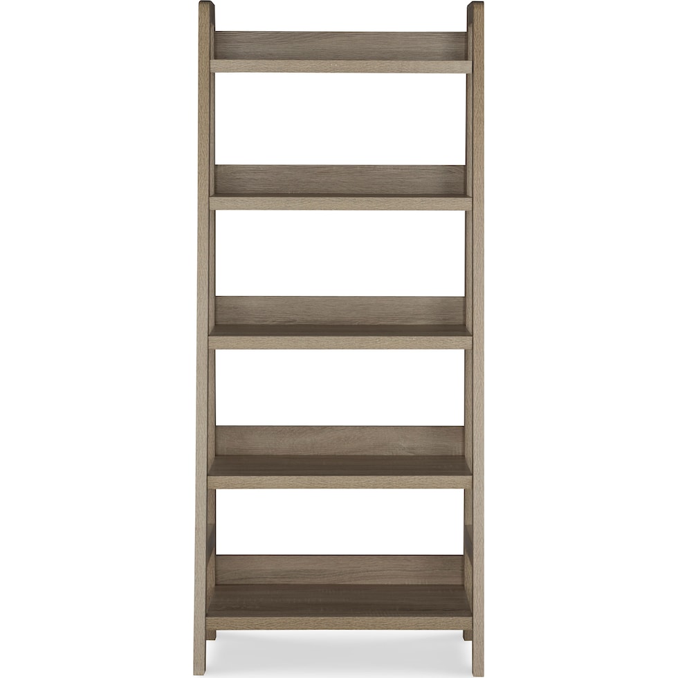 holt gray bookcase   