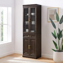 honnaly dark brown kitchen pantry   