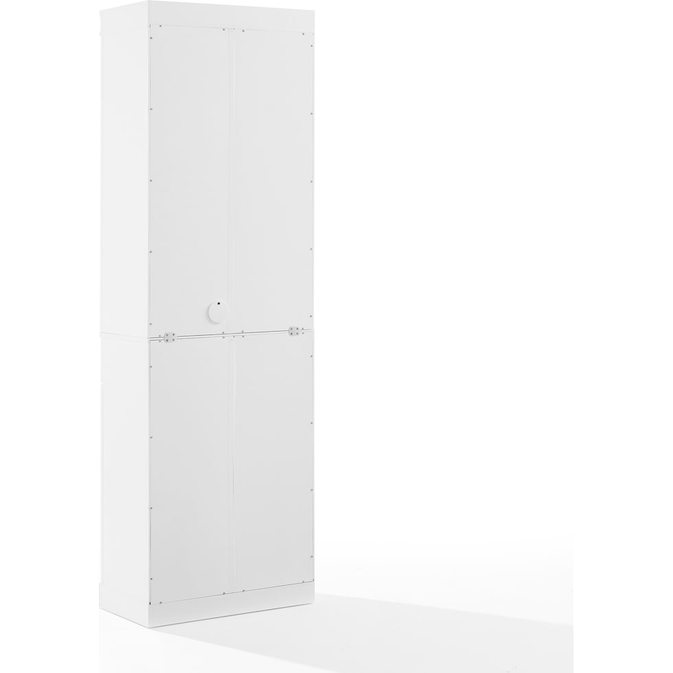 honnaly white bar cabinet   