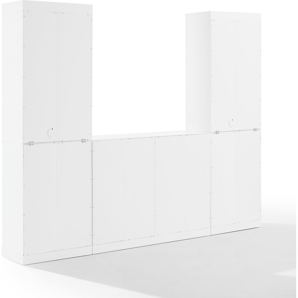 honnaly white bar cabinet   