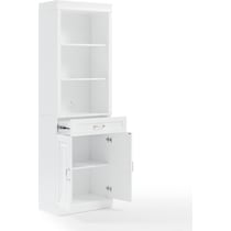 honnaly white bookcase   