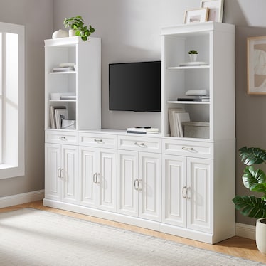 Honnaly 2 Bookcases and Sideboard Set