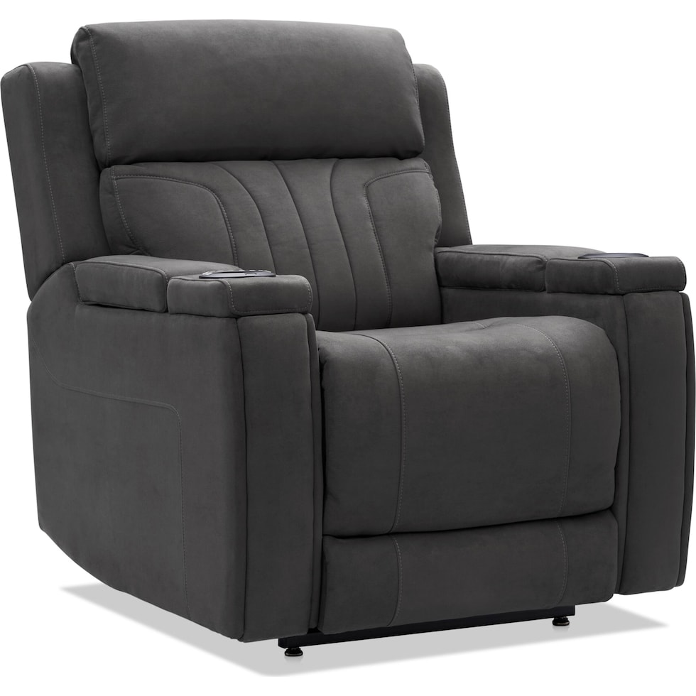 honor gray recliner   