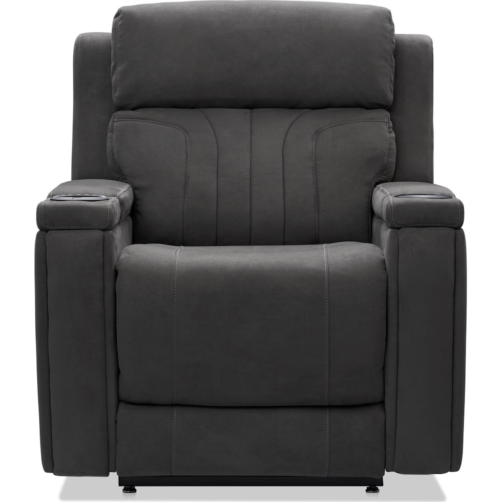 honor gray recliner   