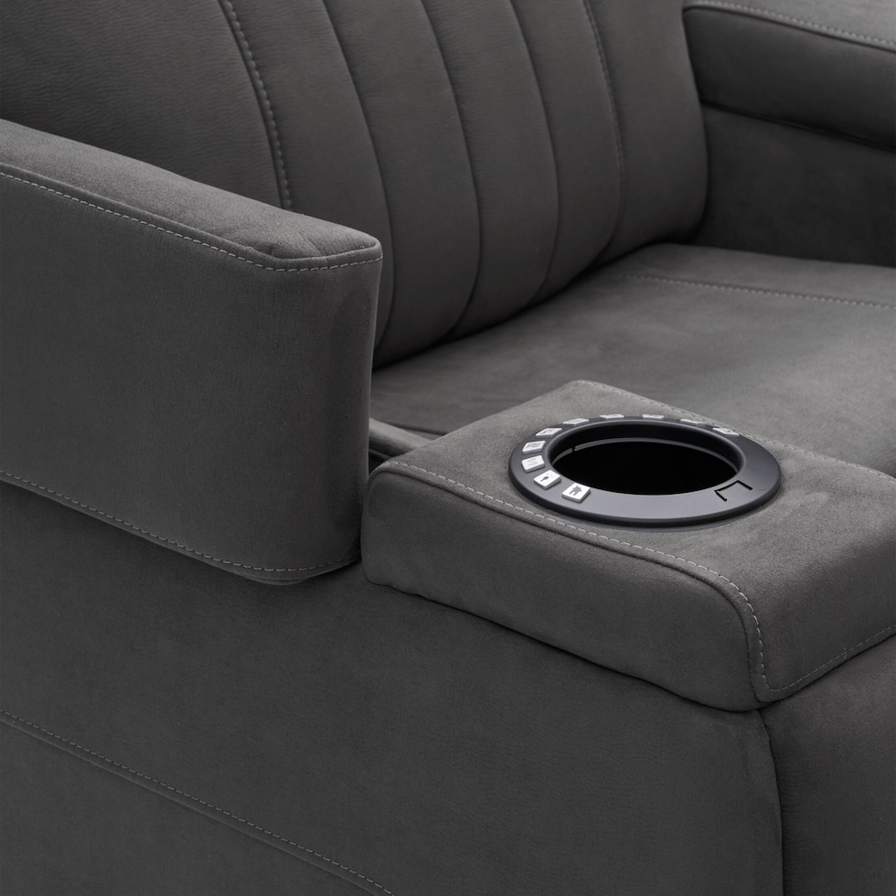 honor gray recliner   