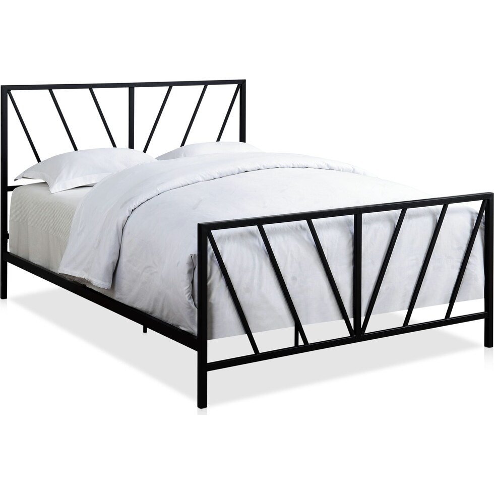 hope black full bed   