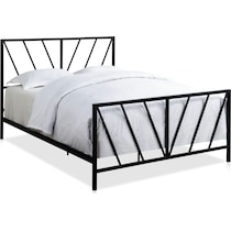 hope black queen bed   