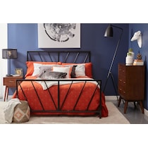 hope black queen bed   