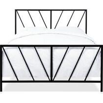 hope black queen bed   
