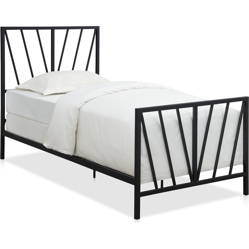 hope black twin bed   