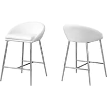 horace white counter height stool   
