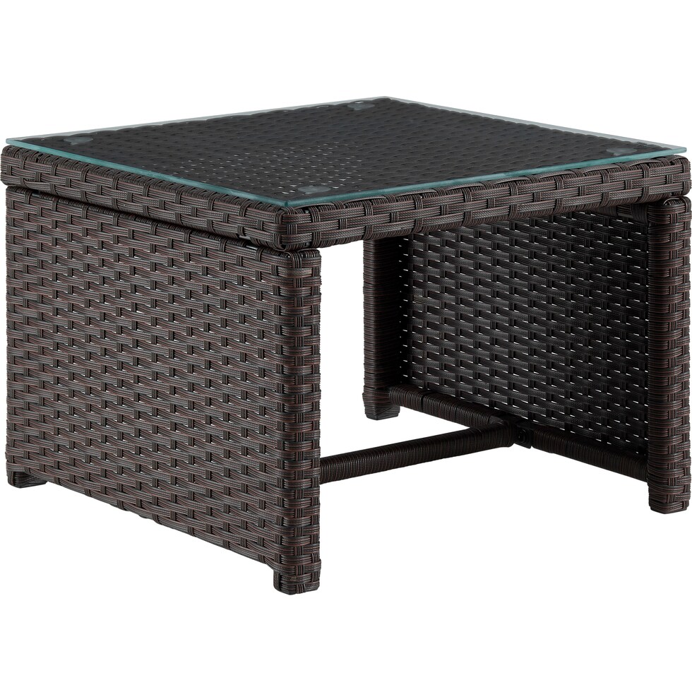 houston brown gray outdoor sectional set   