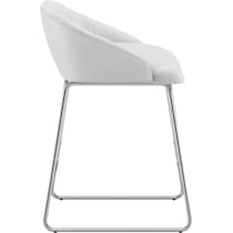 hover white counter height stool   