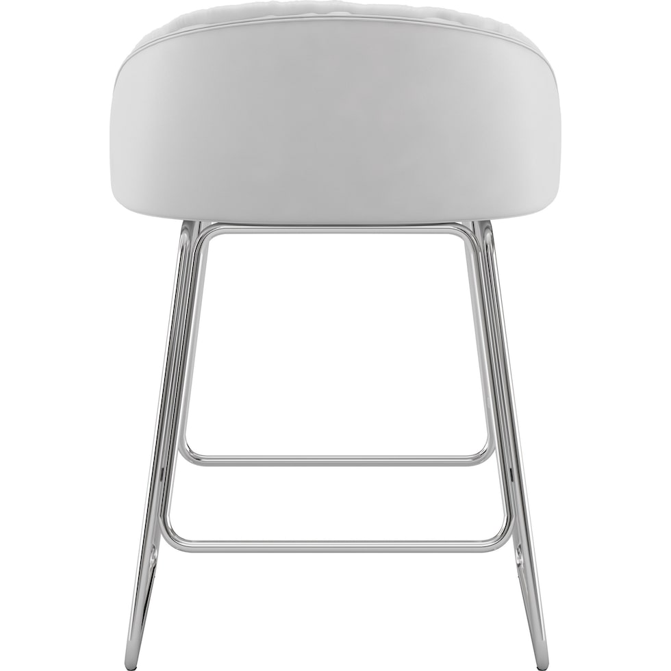 hover white counter height stool   