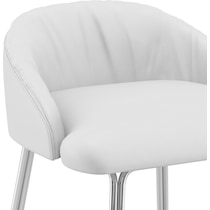 hover white counter height stool   