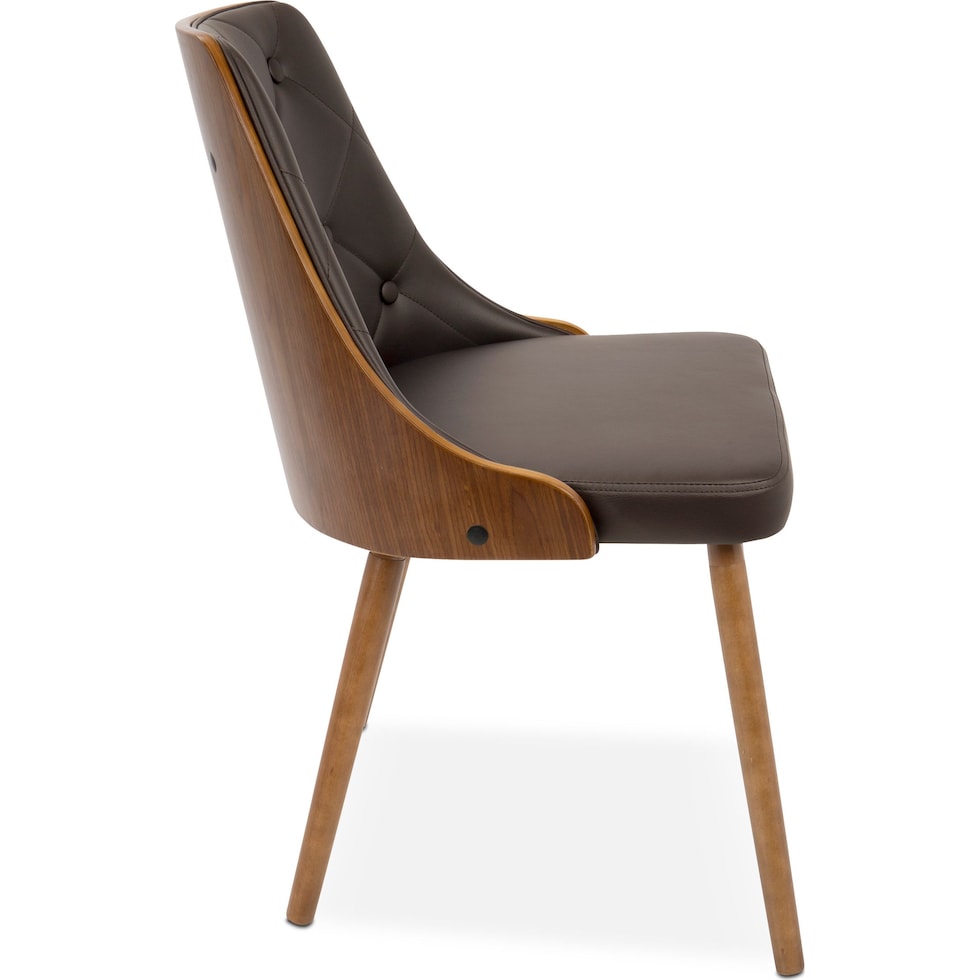 howell dark brown chair   