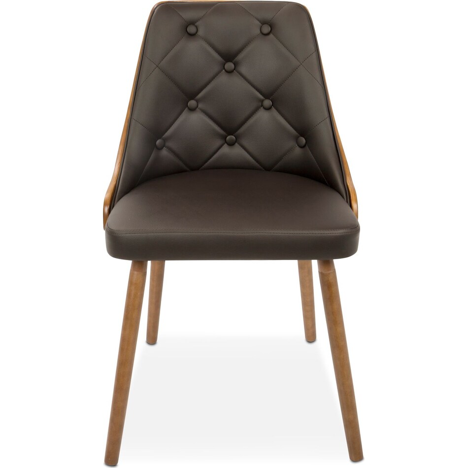 howell dark brown chair   