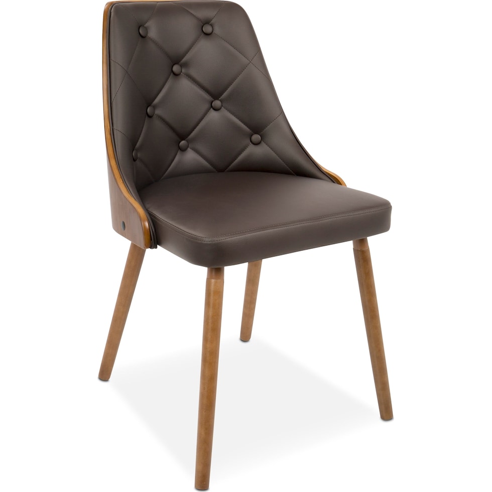 howell dark brown chair   