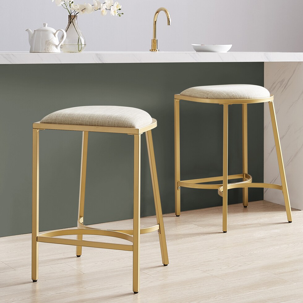 huck oatmeal gold bar stool   
