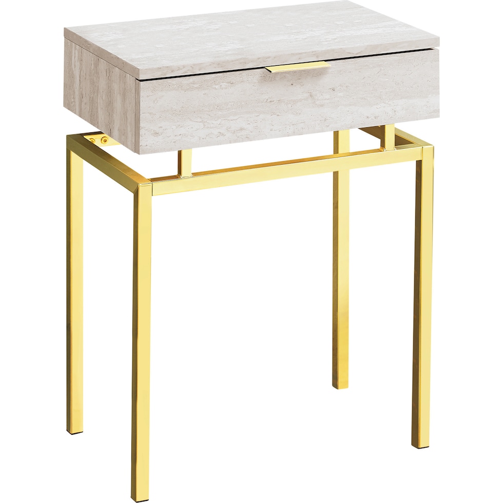 hucksley neutral end table   