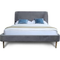 hudgens gray queen bed   