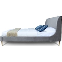 hudgens gray queen bed   