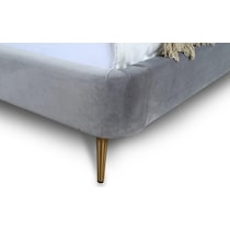 hudgens gray queen bed   