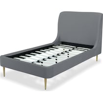 hudgens gray twin bed   