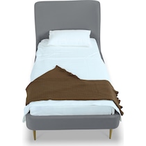 hudgens gray twin bed   