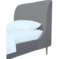 hudgens gray twin bed   