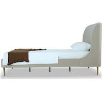 hudgens white twin bed   