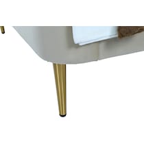 hudgens white twin bed   