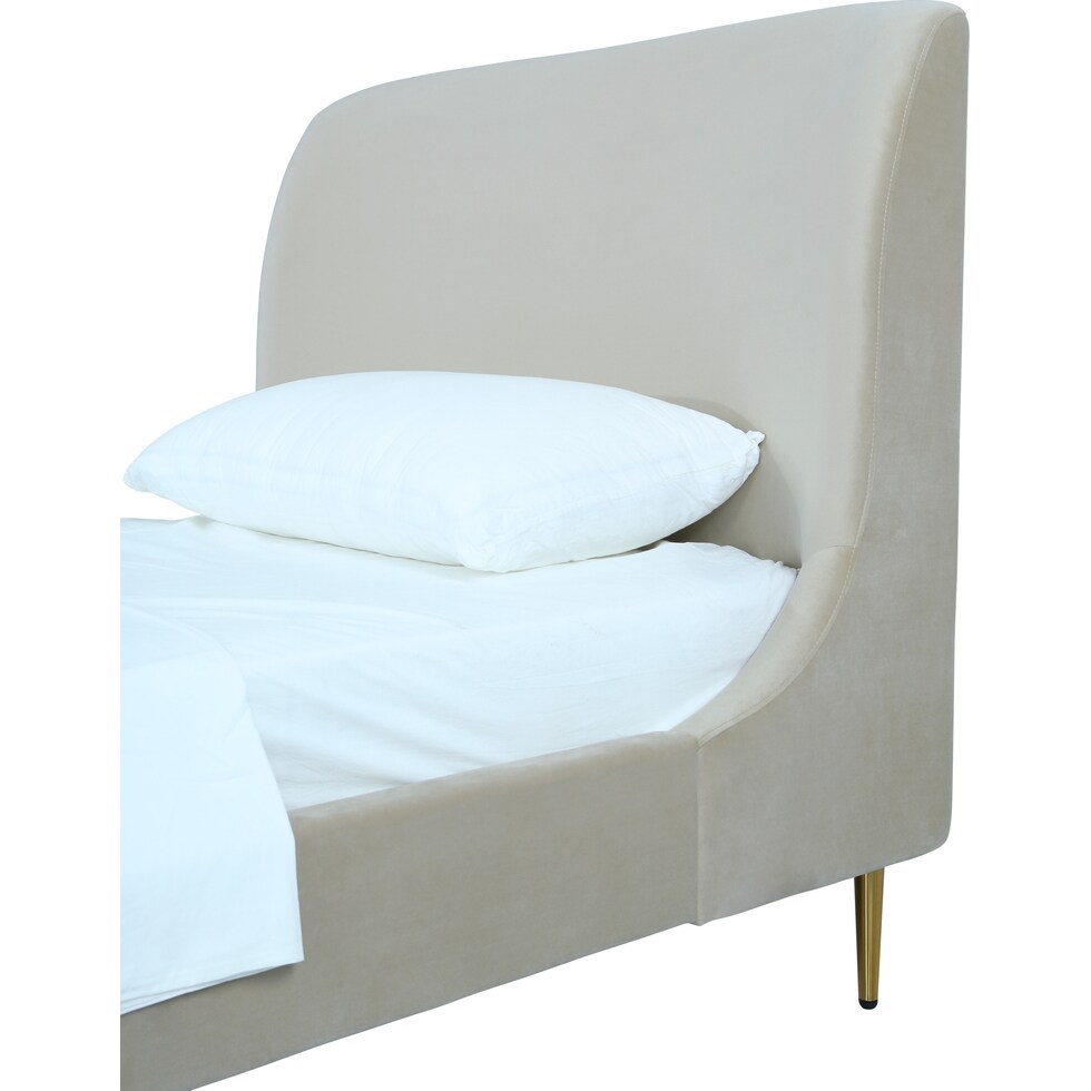 hudgens white twin bed   