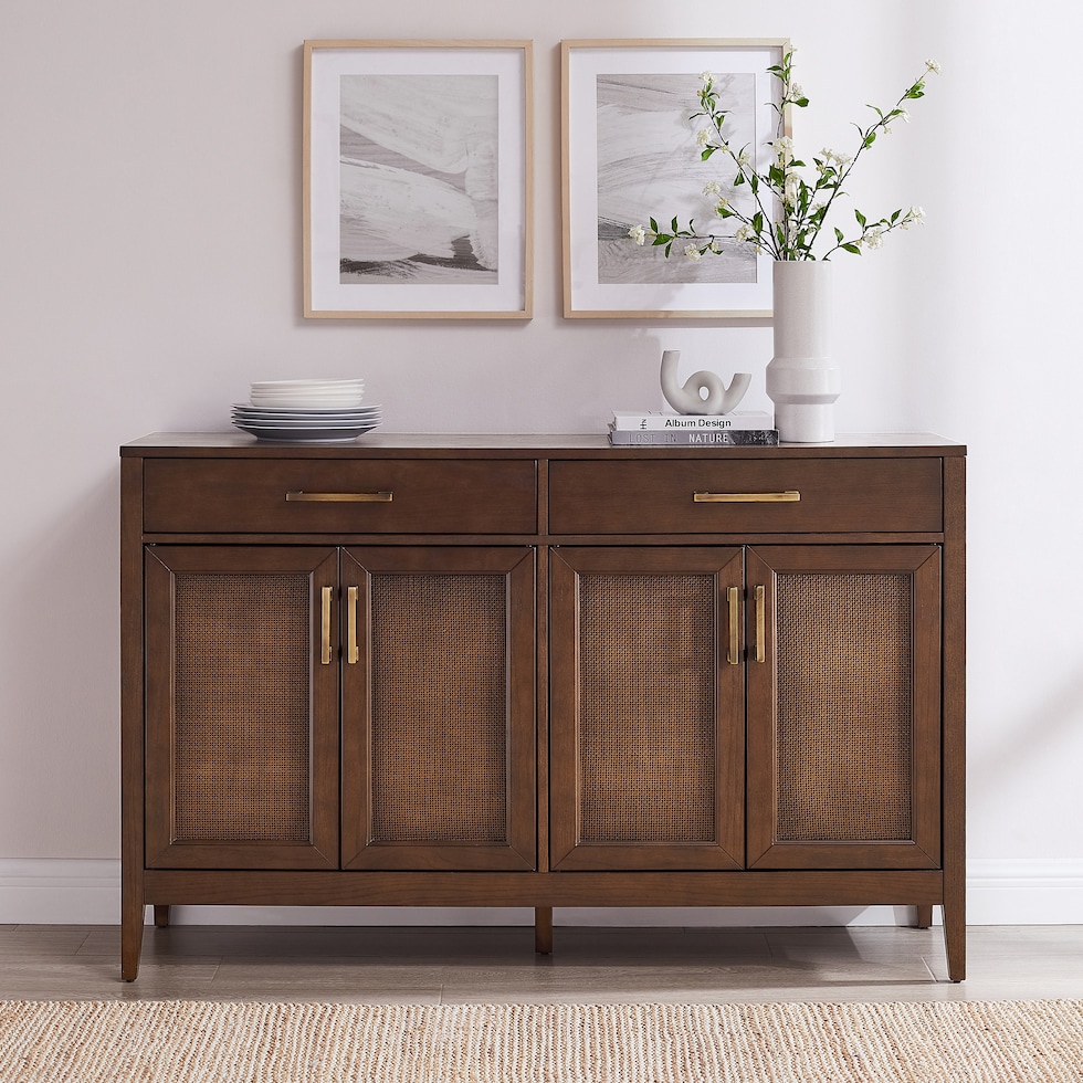 hugo dark brown sideboard   