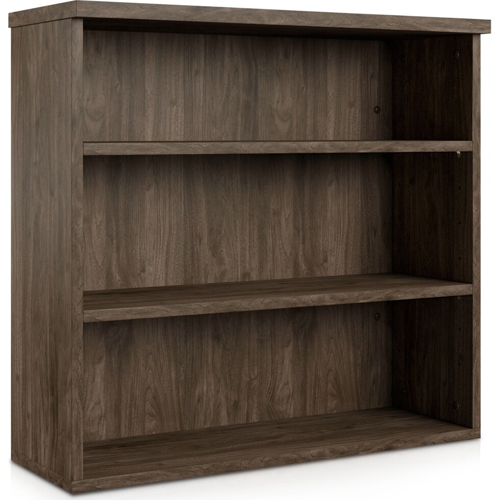 hunter dark brown bookcase   