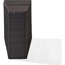 huntington dark brown outdoor storage   