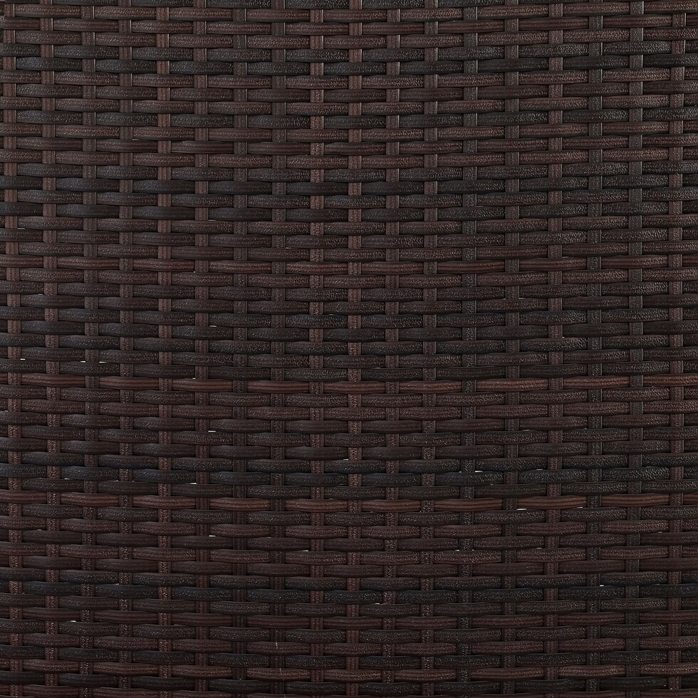 huntington dark brown outdoor storage   
