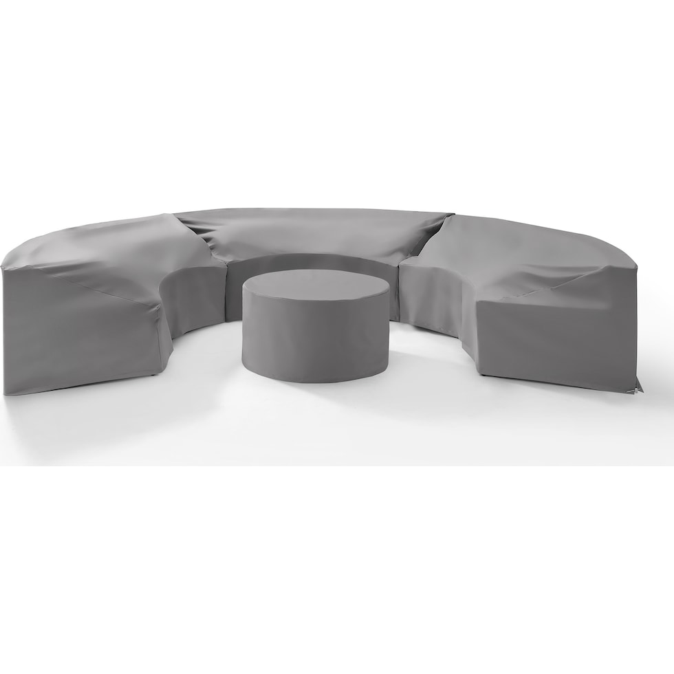 huntington gray outdoor furniture cover   