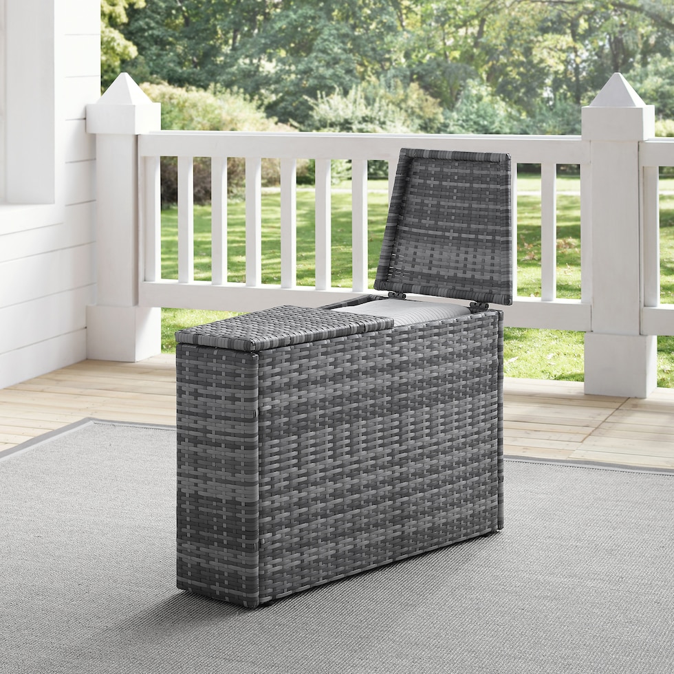 huntington gray outdoor storage   
