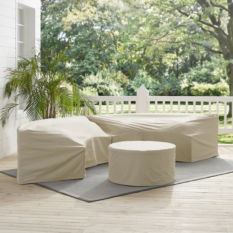 huntington neutral outdoor furniture cover   