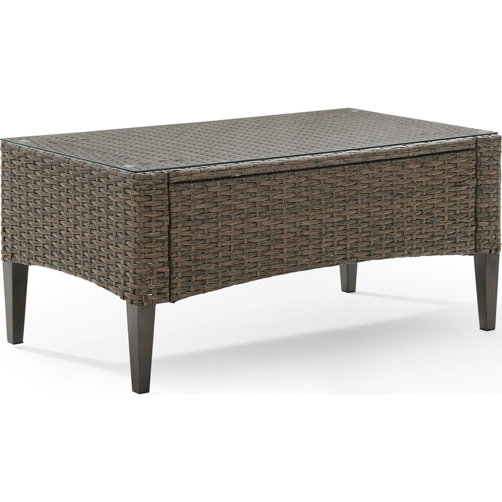 huron light brown outdoor chair set   