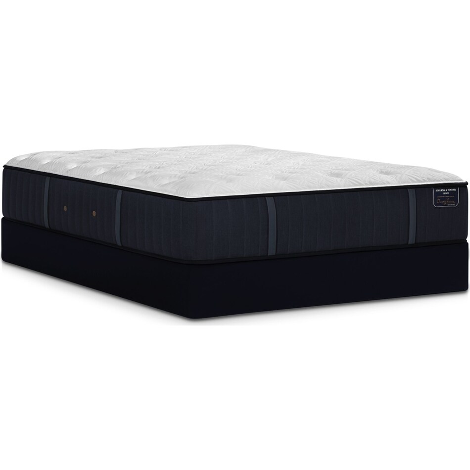 hurston white twin xl mattress low profile foundation set   