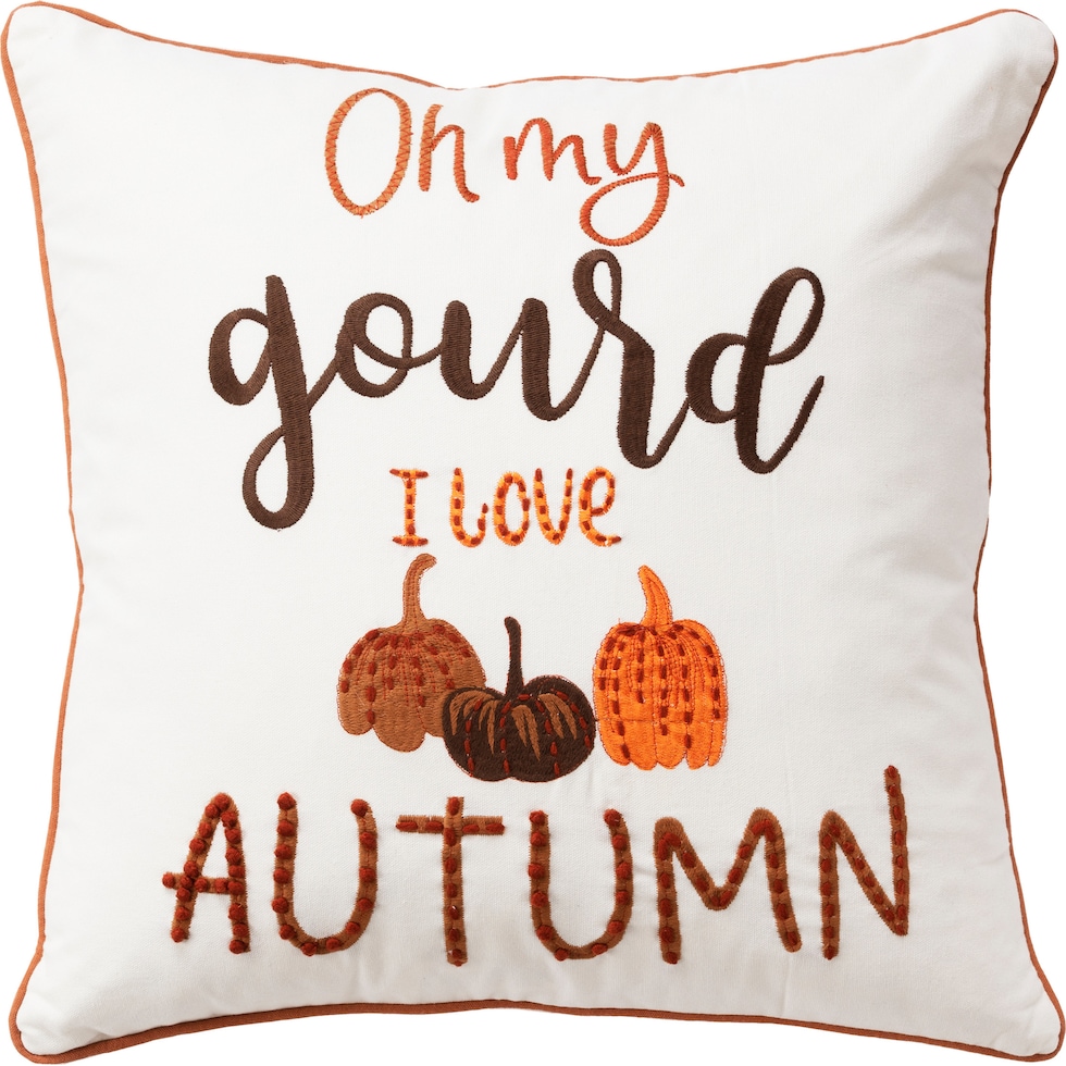 i love autumn multi accent pillow   