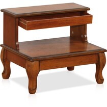 ida dark brown bed steps   