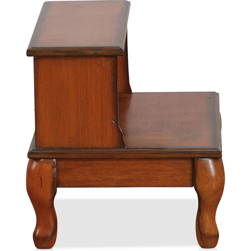 Ida Antique Bed Step with Drawer American Signature Furniture