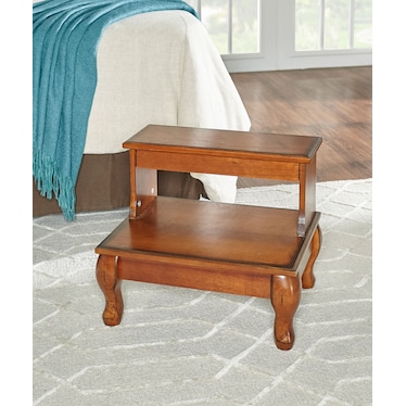 Ida Antique Bed Step with Drawer