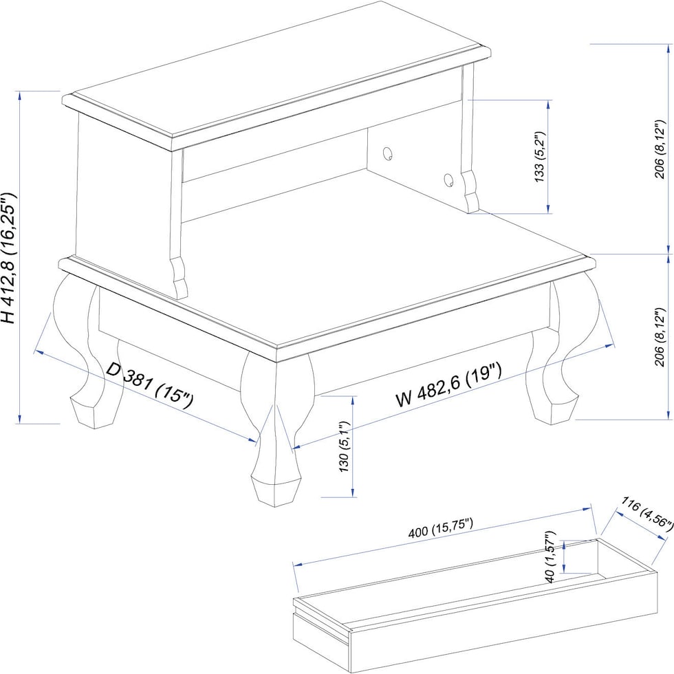 ida dimension schematic   